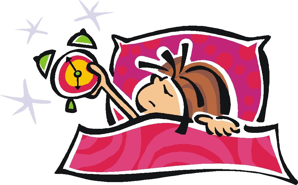 Child Waking Up In The Morning Clipart.