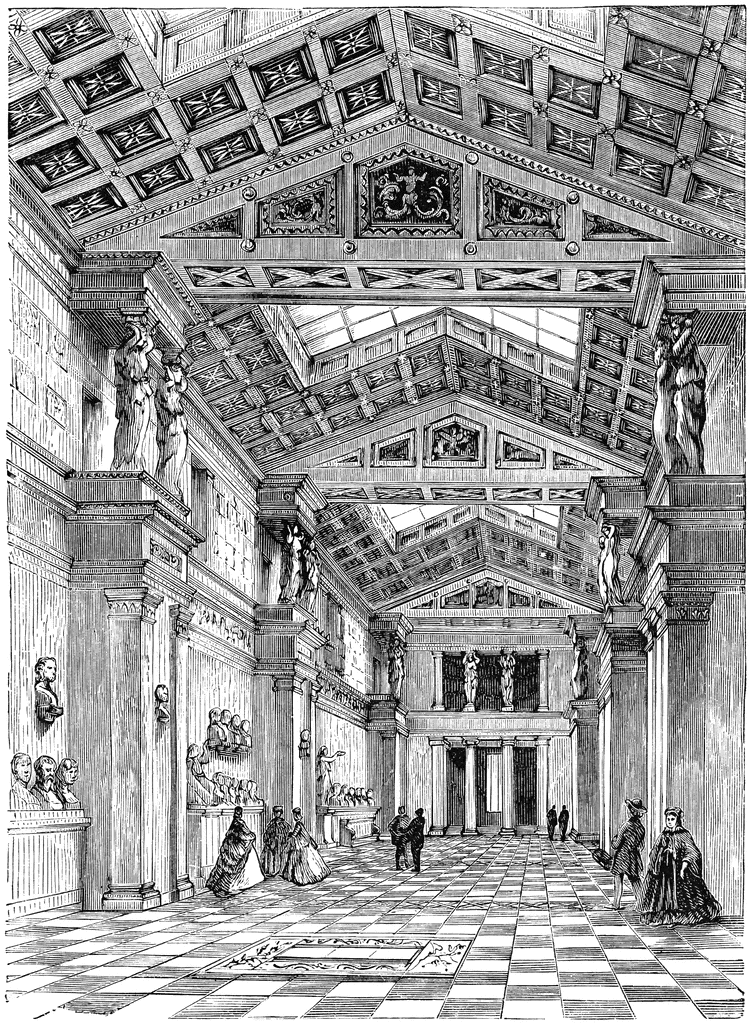 Interior of Walhalla.