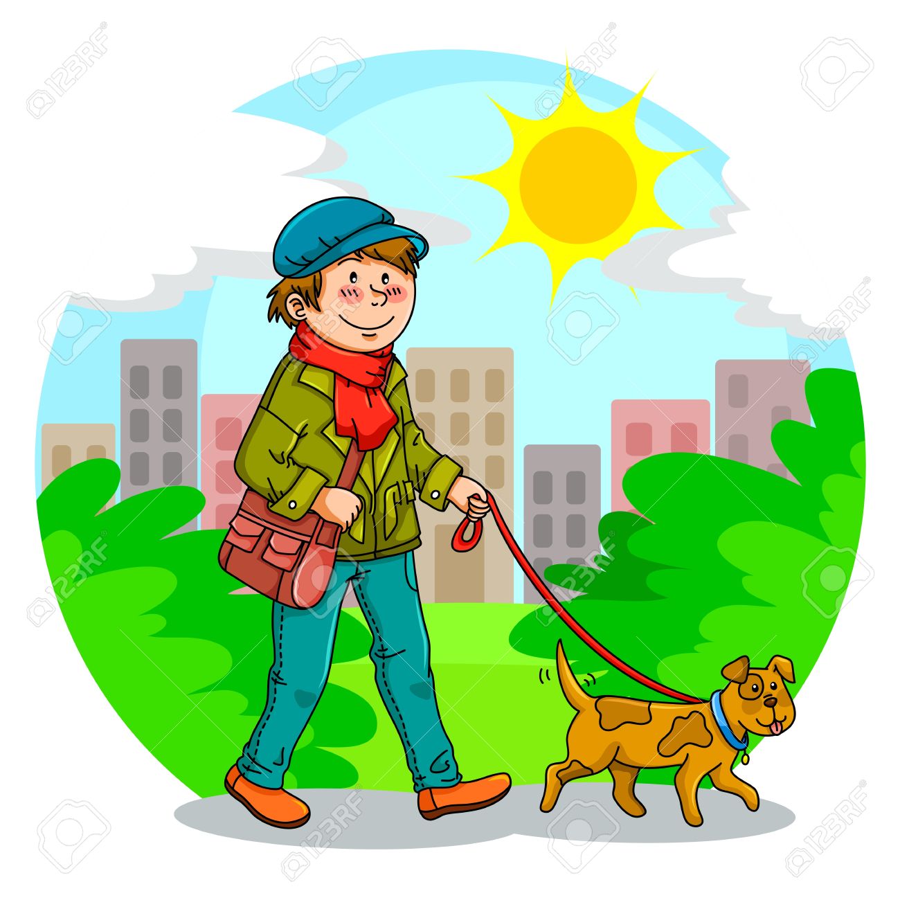 Walk In The Park Clipart.