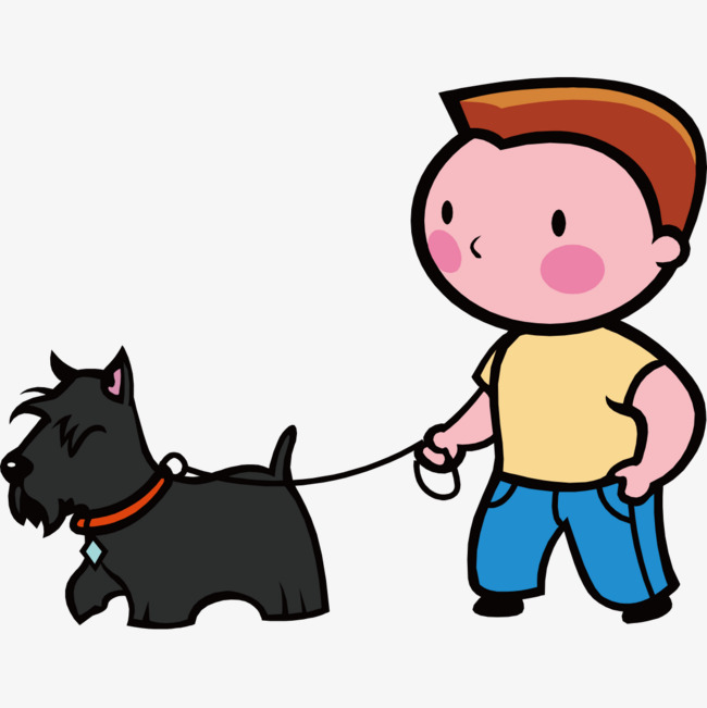 Walking dogs clipart 6 » Clipart Station.