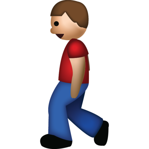 Man Walking Emoji.