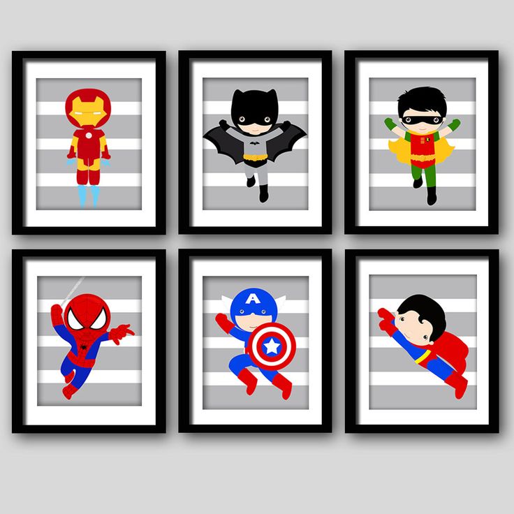 17 Best ideas about Superhero Wall Art on Pinterest.