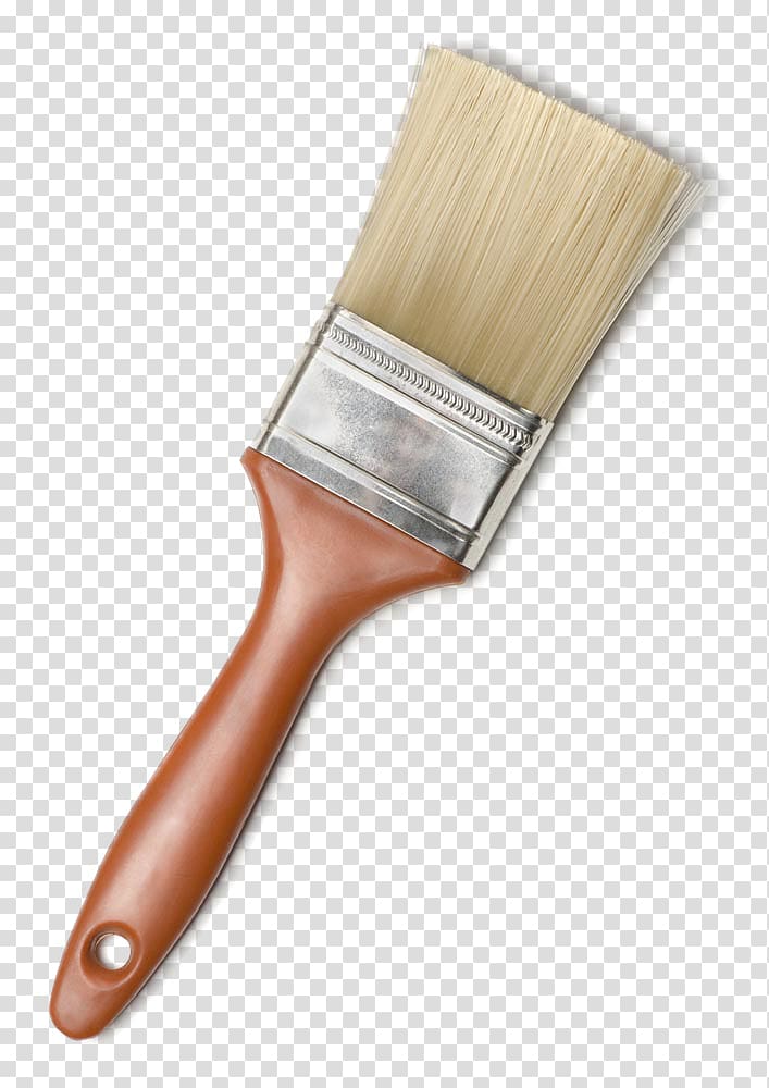 Brown paint brush, Paintbrush Paintbrush Wall, Brown paint.