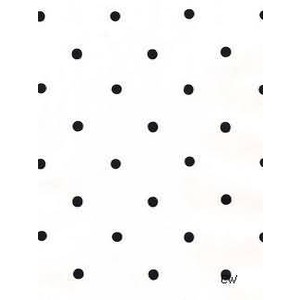 Black and White Polka Dots Wallcovering.