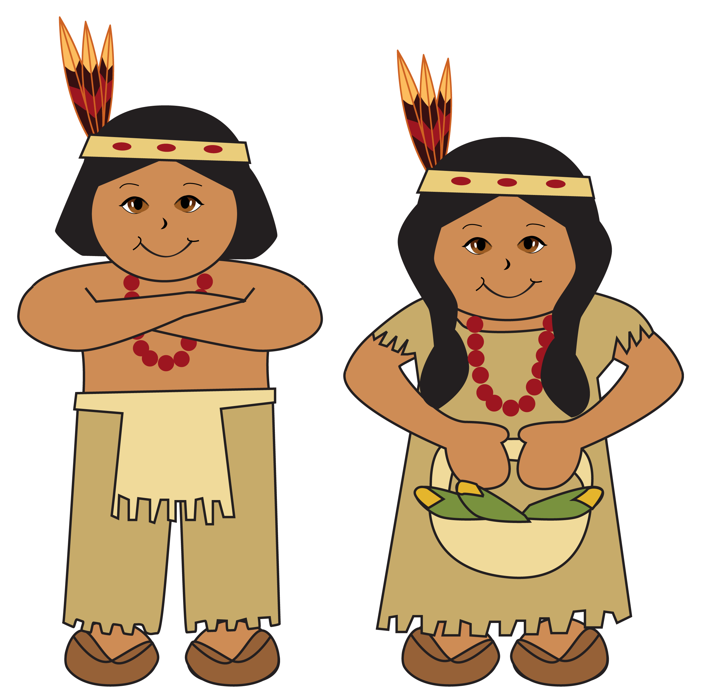 Native americans clipart picture.