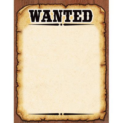 Free download Western Wanted Sign Clipart for your creation.