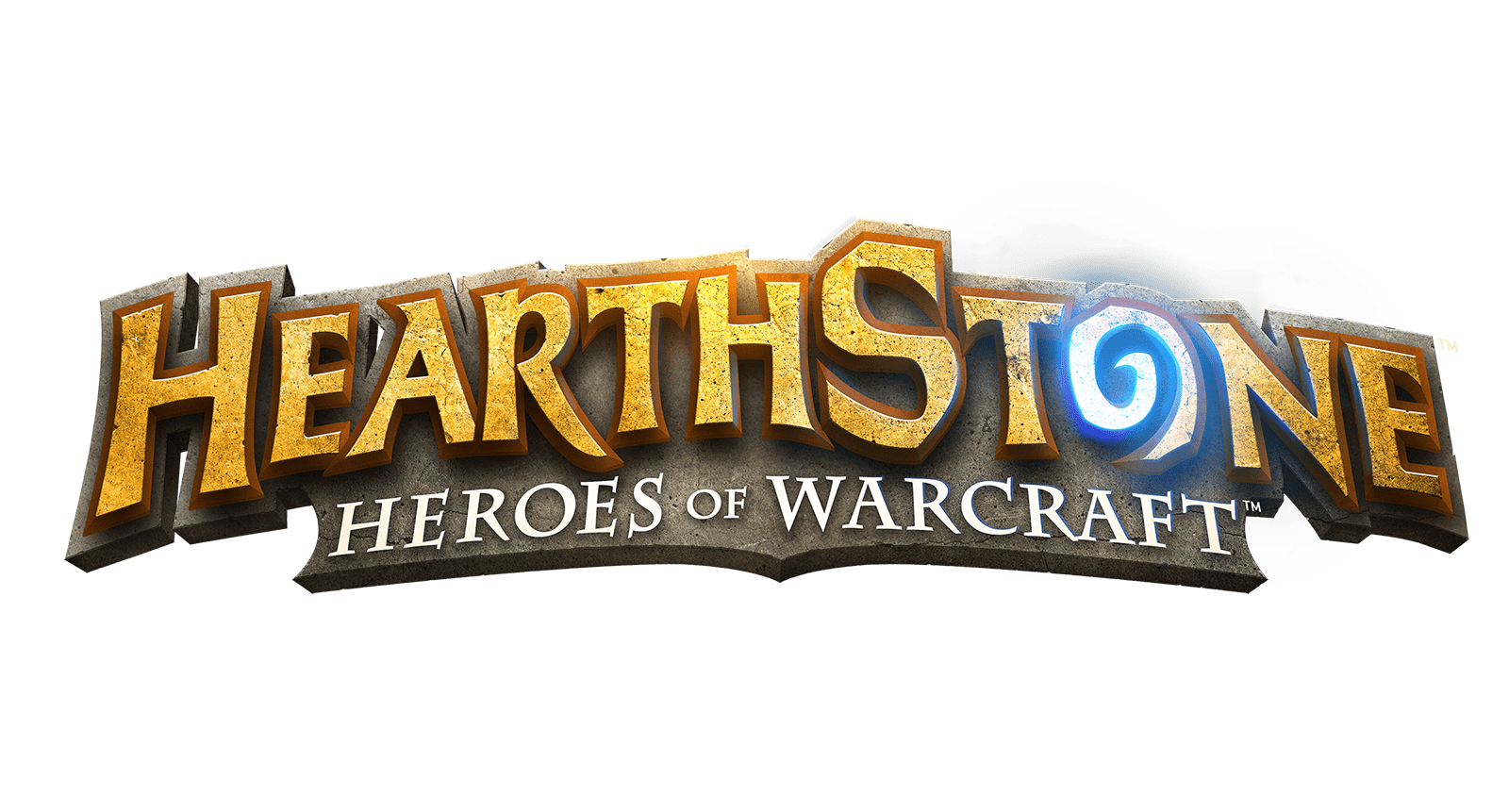 HearthStone Logo Heroes Of Warcraft transparent PNG.