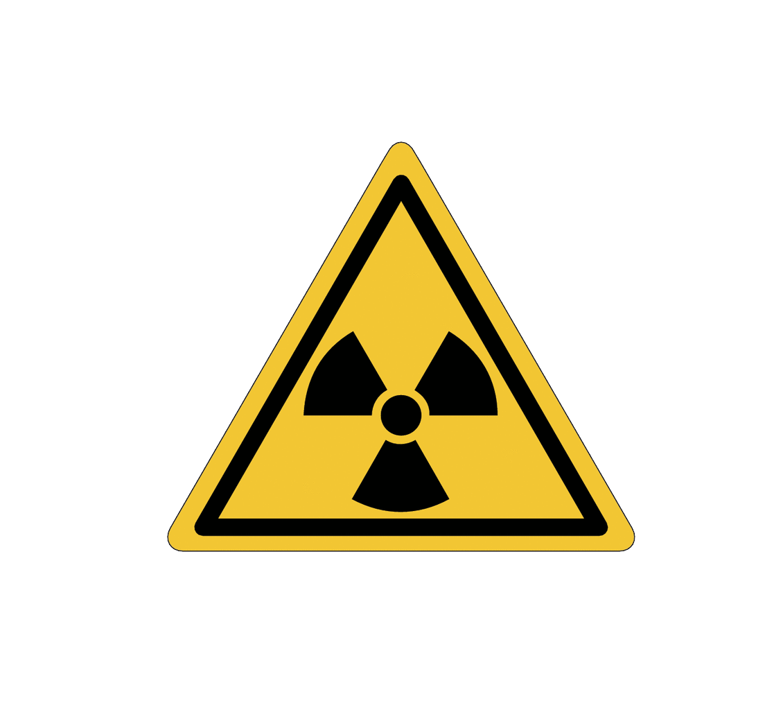 Radiation Warning Png PNG Image.