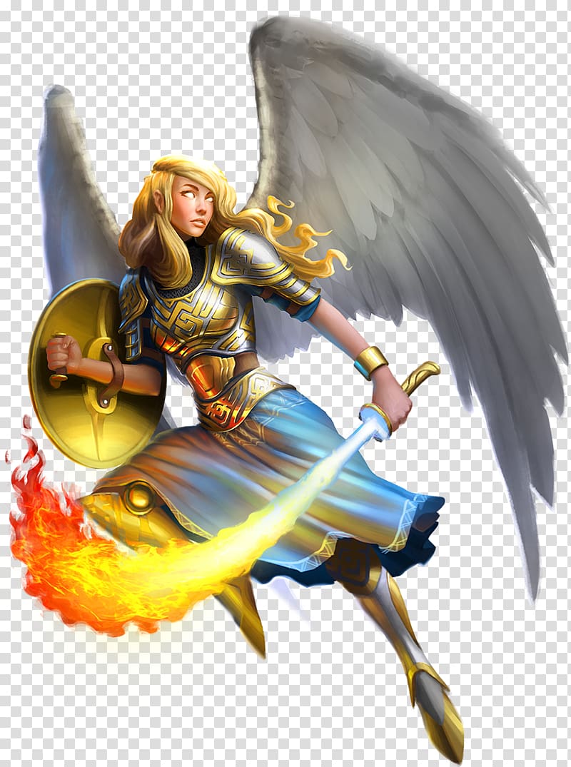 IPad 1 Angel, Warrior Angel transparent background PNG.