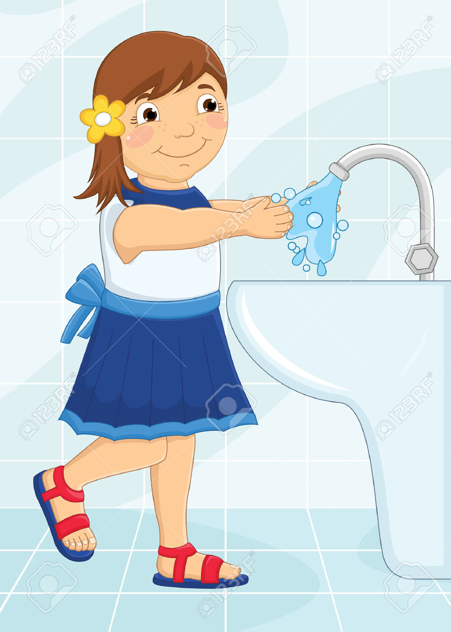 Washing hands with soap clipart 4 » Clipart Station.