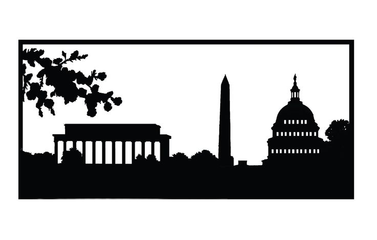 Washington Dc Skyline Clipart.