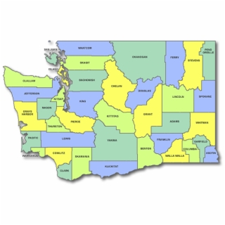 Washington State Outline PNG Images.