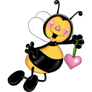 Free bee clipart graphics. Queen bee, wasp, hornet, bubmle b.