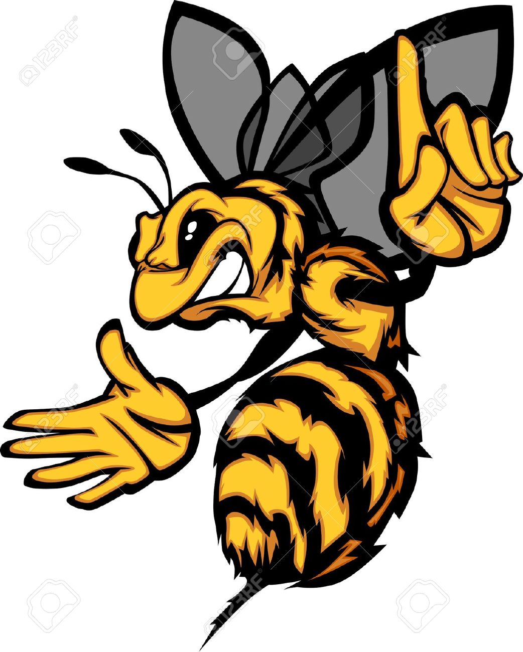 Hornet Bee Wasp Cartoon Image Royalty Free Cliparts, Vectors, And.