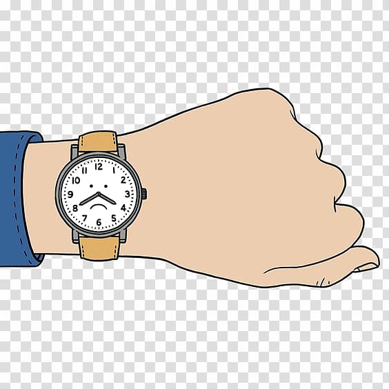 reloj de mano animado