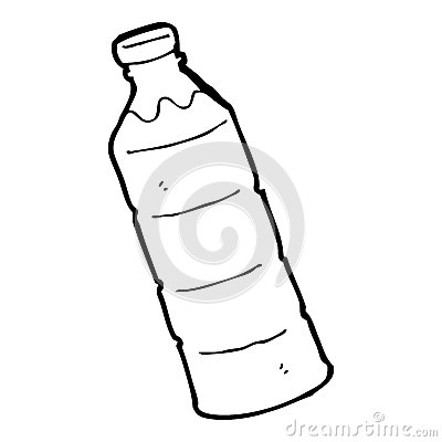 Cartoon Water Bottle Stock Images.