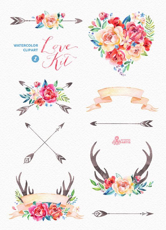 water color heart with paw clipart 20 free Cliparts | Download images ...