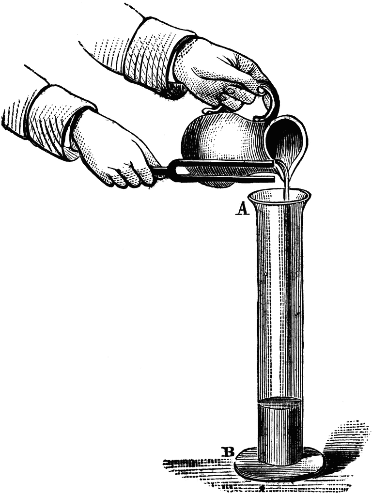 Demonstration of Resonance Using a Tuning Fork and Water Column.