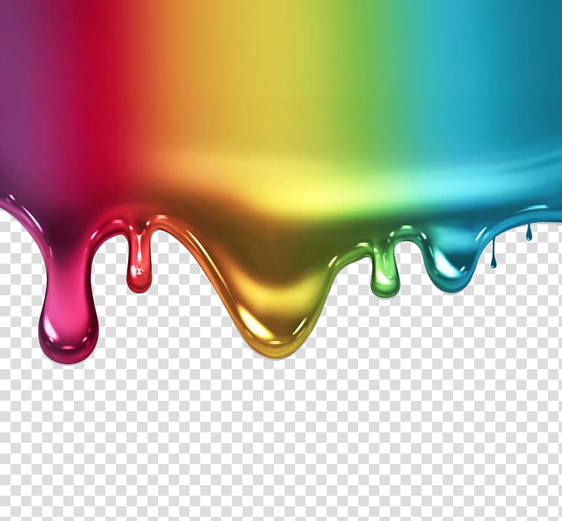 pop art water color drips