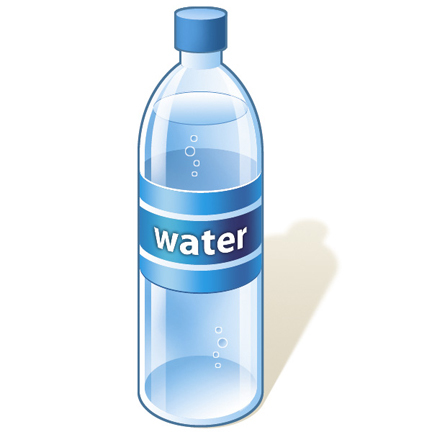 Water Bottle Flip Clipart.