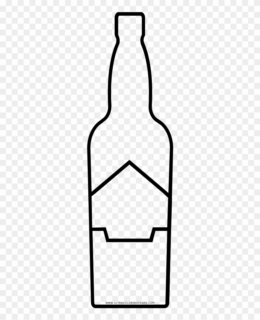 Water Bottle Coloring Page.
