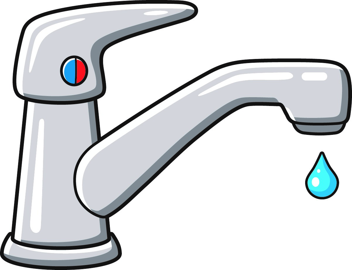 Turn On Water Clipart.