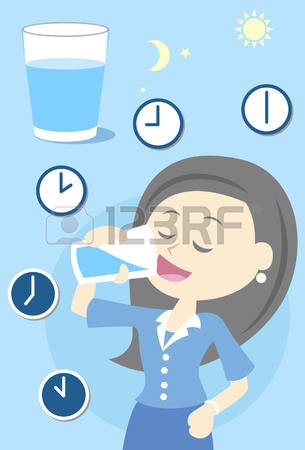 57,965 Drinking Water Stock Vector Illustration And Royalty Free.