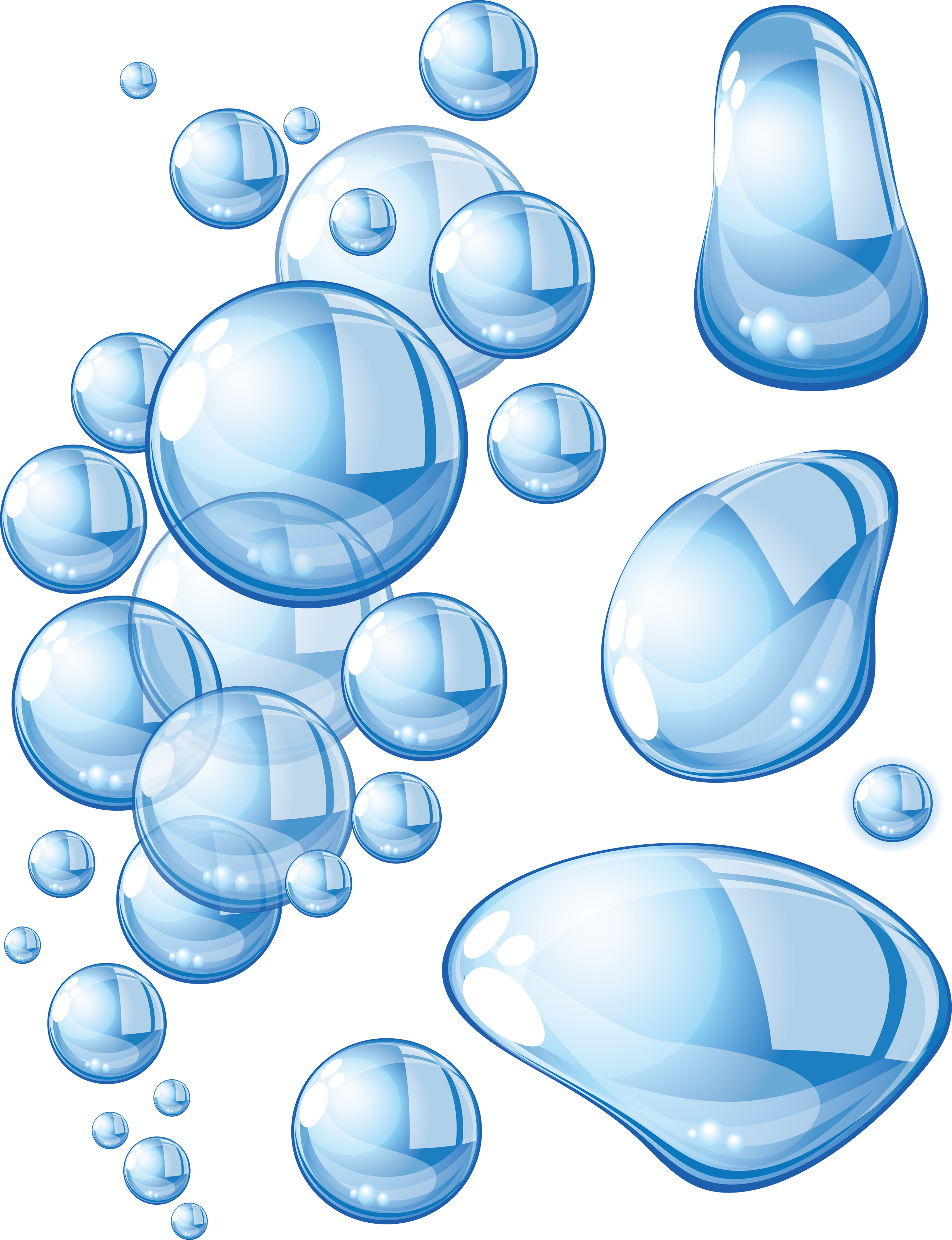 Water Splash Background Clip Art