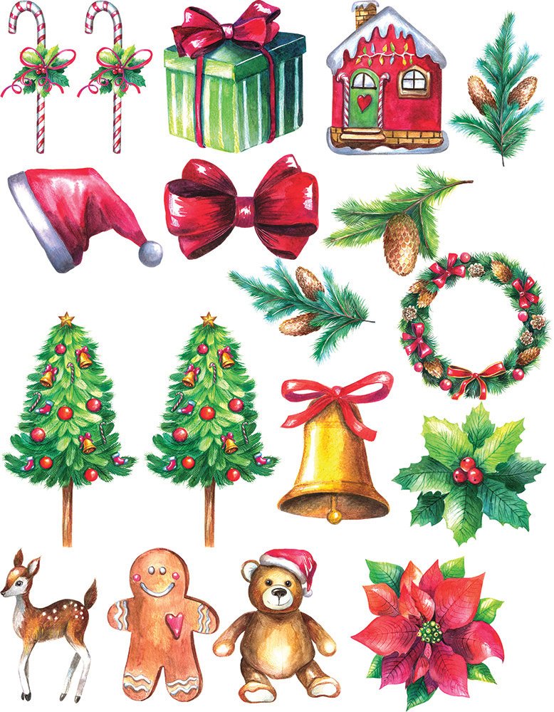 watercolor christmas clipart 10 free Cliparts | Download images on ...