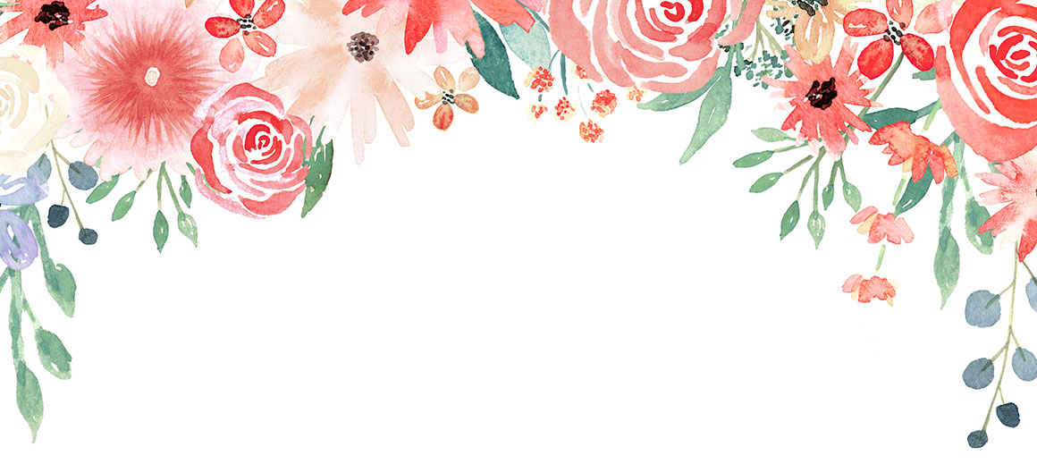 Watercolor Florals for Graphic Design.