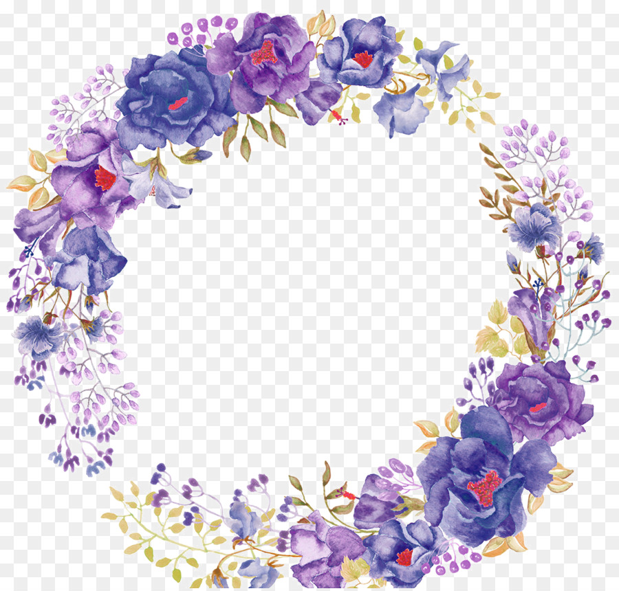 watercolor floral clipart wreath mauve 10 free Cliparts | Download ...