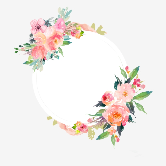 watercolor flower frame png 10 free Cliparts | Download images on