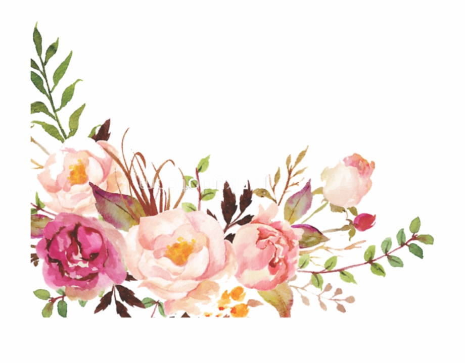 watercolor flowers border png 10 free Cliparts | Download images on