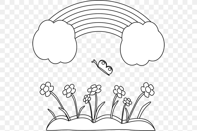 Black And White Coloring Book Drawing Clip Art, PNG.