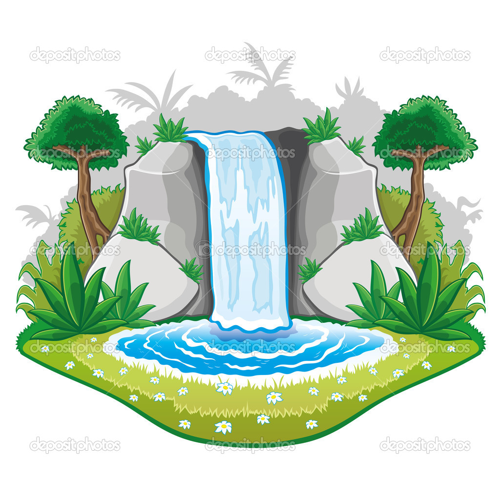 Waterfall clipart » Clipart Station.