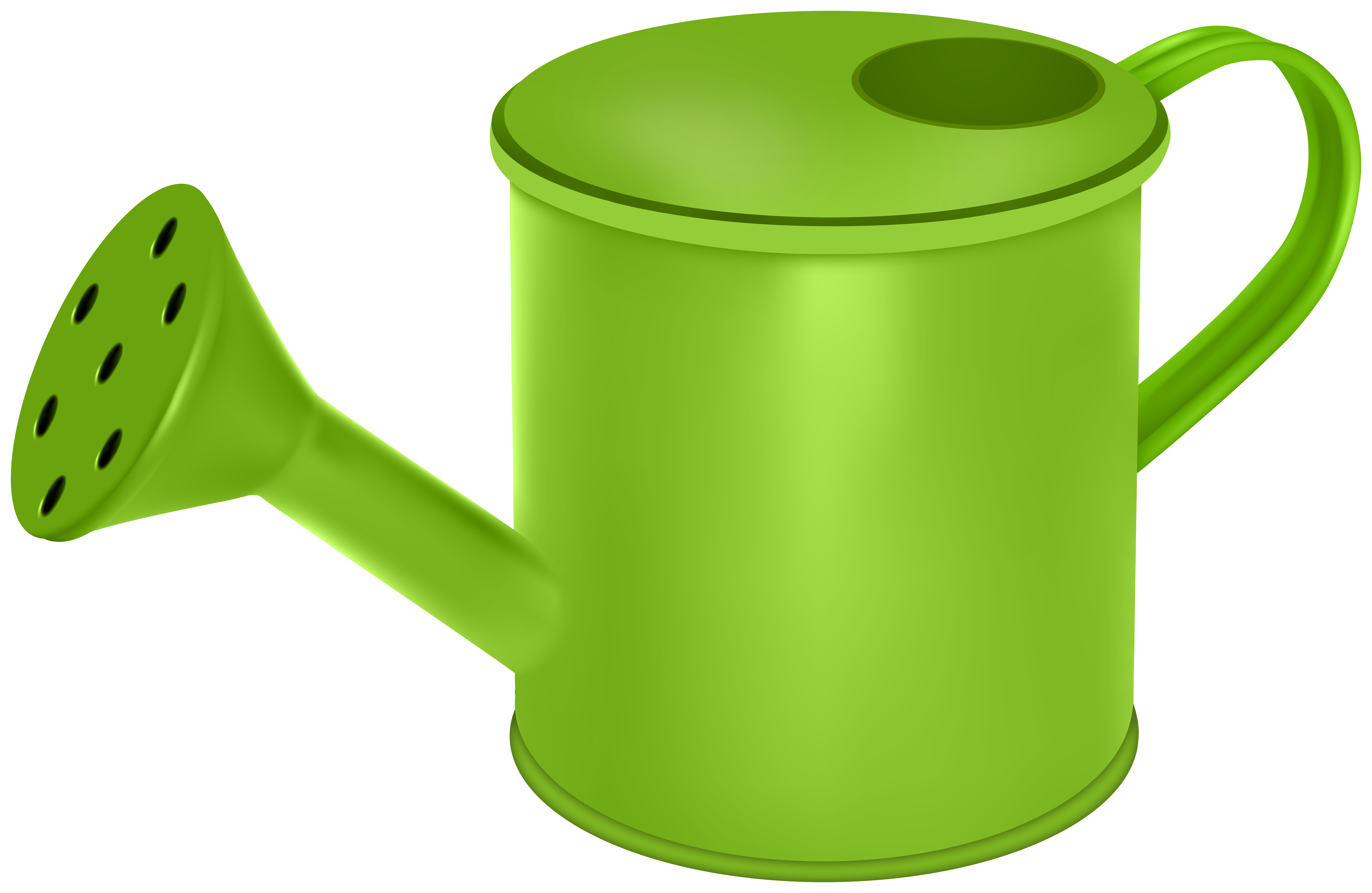 Watering Can Green Transparent Image.