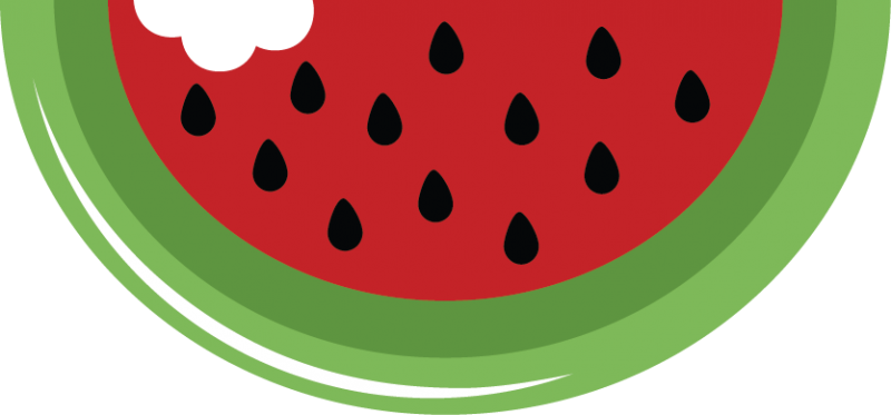 Watermelon clipart 3.