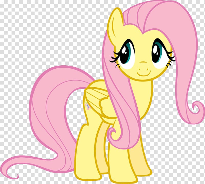 Fluttershy Watership Down Pony , CLAUD transparent.