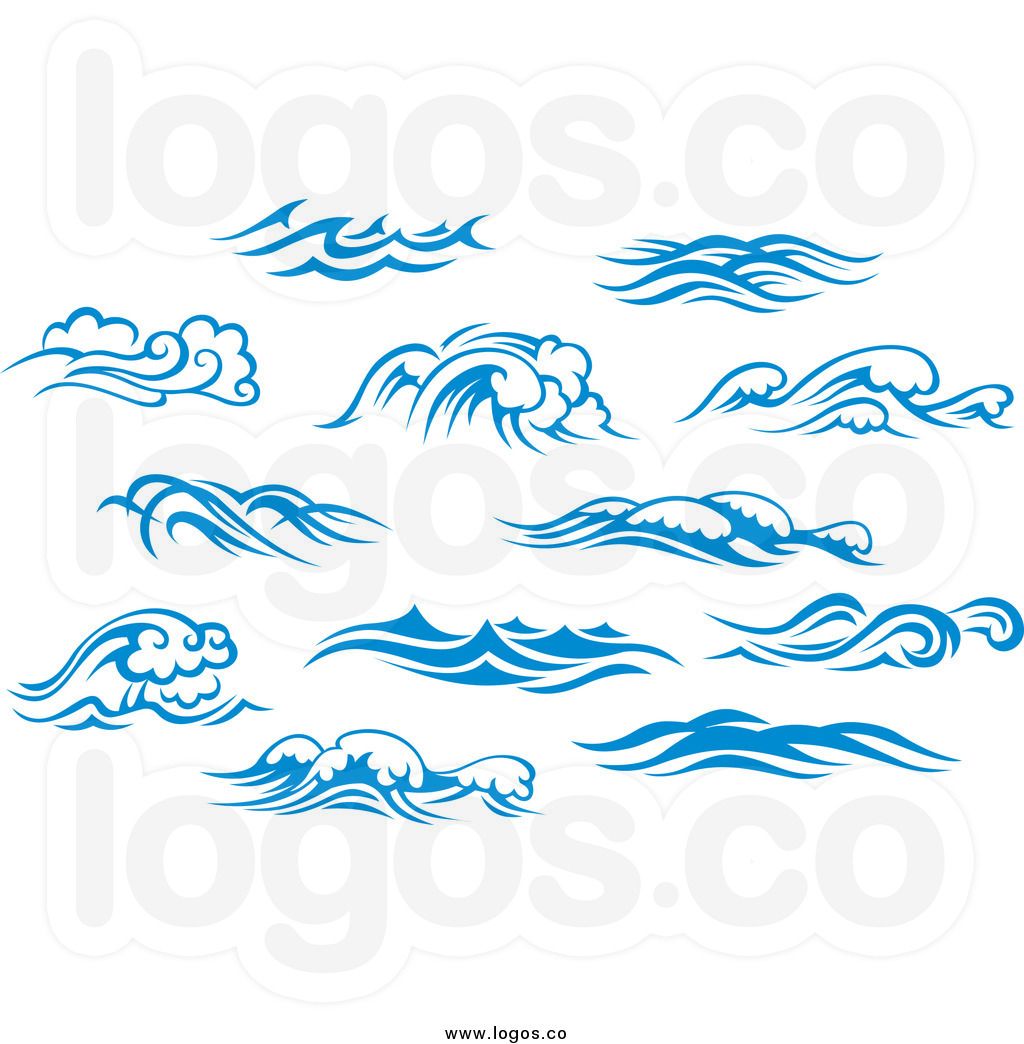 graphic ocean wave.