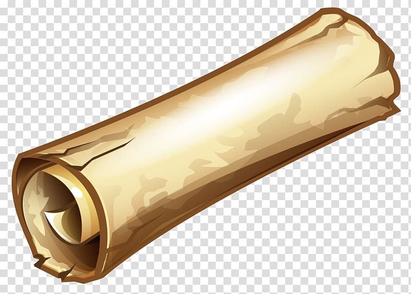 Rolled scroll , Scroll , Old Scroll transparent background.