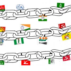 India needs a weak coalition government.