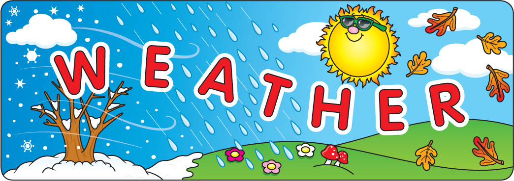 Weather Word Clipart.