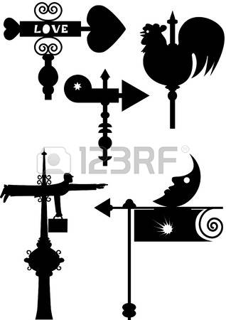 448 Weathercock Stock Vector Illustration And Royalty Free.