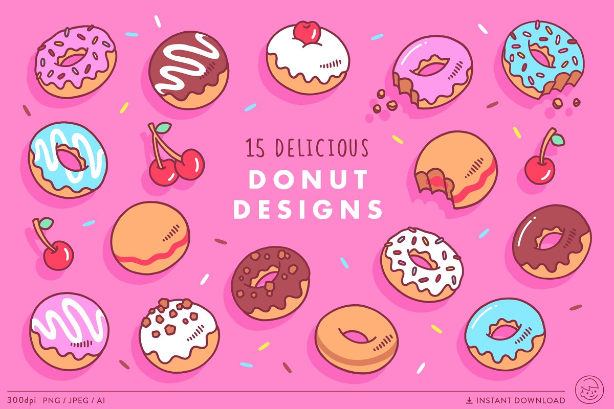 Donut Clipart.