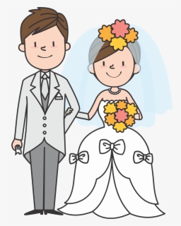 Free Christian Wedding Couple Clip Art with No Background.