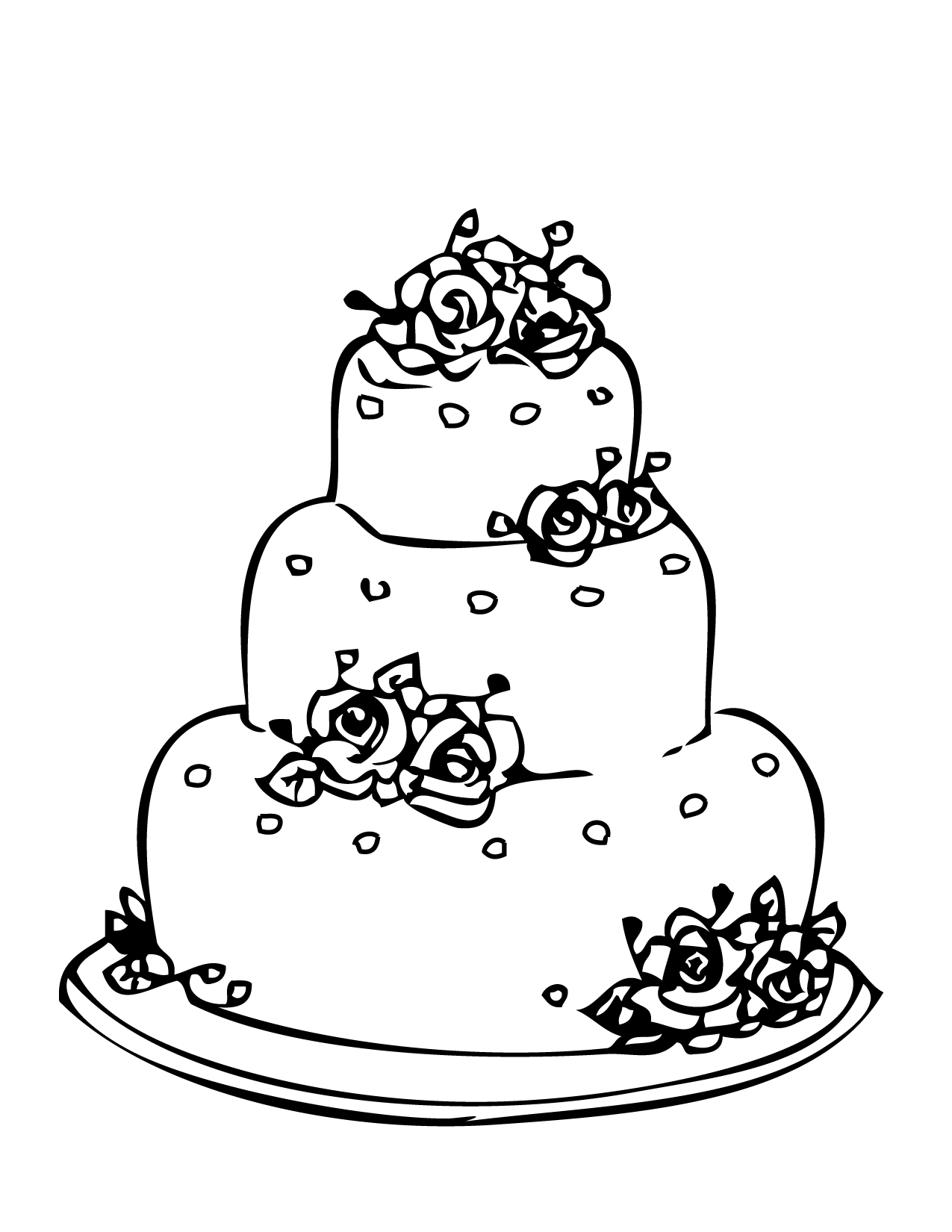 Best Wedding Cake Clip Art #17139.