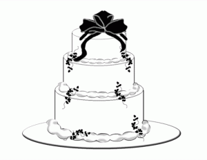 Black cat Silhouette Wedding cake topper Clip art.
