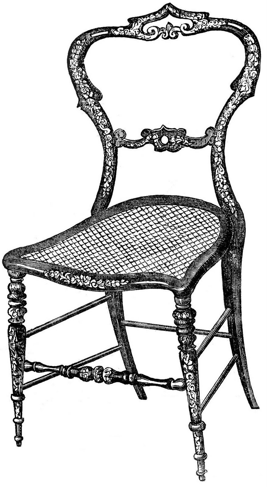 Antique Chair Clipart.