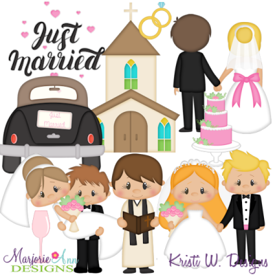 Our Wedding Day SVG Cutting Files Includes Clipart.