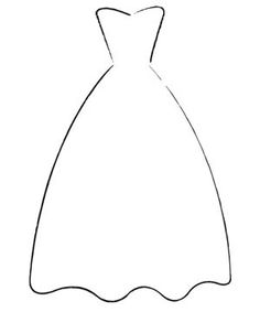 Free Free 228 Outline Wedding Dress Svg SVG PNG EPS DXF File